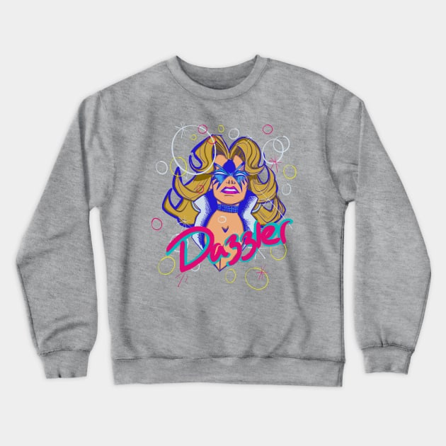 DAZZLER Crewneck Sweatshirt by MichaelFitzTroyT